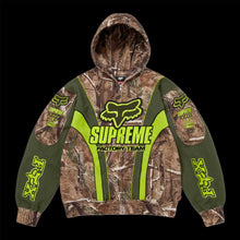 Load image into Gallery viewer, 2025 supreme // fox racing zip up hoodie realtree
