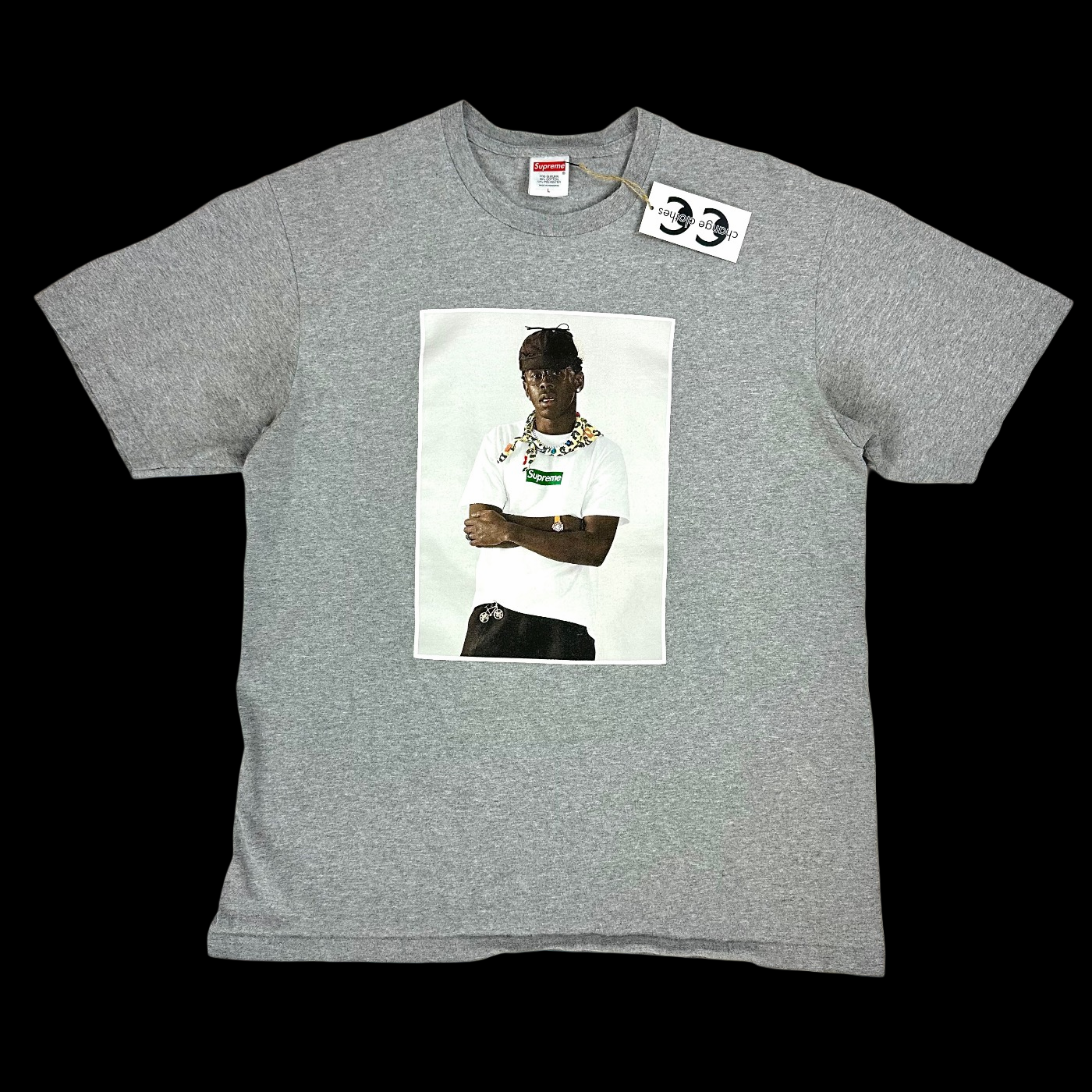 2024 supreme tyler the creator photo tee grey