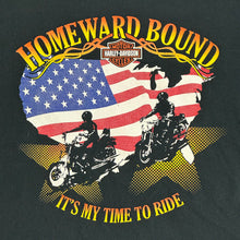 Load image into Gallery viewer, 2000s harley homeward bound military OIF/OEF tee
