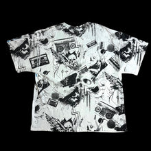 Load image into Gallery viewer, y2k skulls &amp; stereos aop tee
