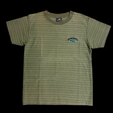 Load image into Gallery viewer, 90s gecko hawaii knit striped embroidered tee
