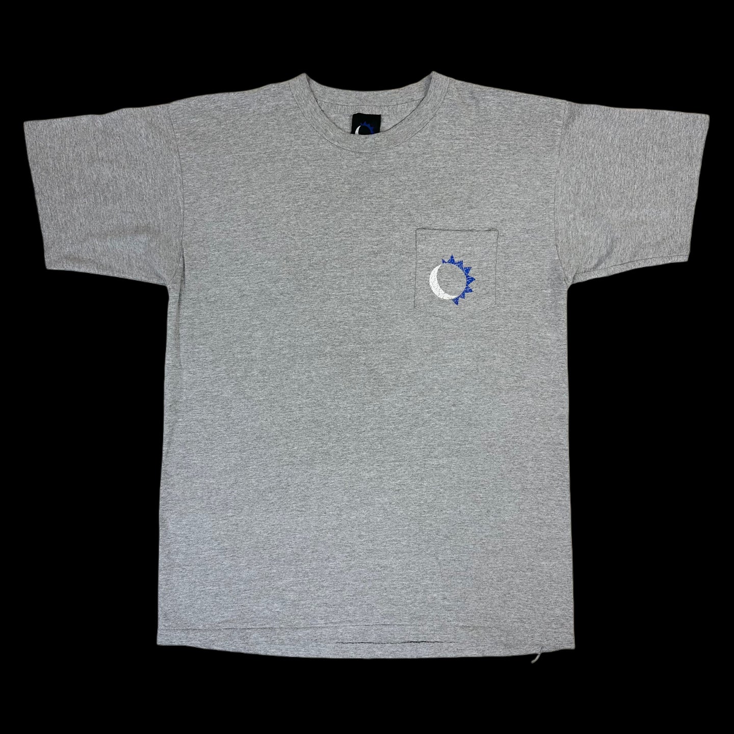 90s marlboro crescent moon sun emblem tee grey