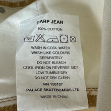 Load image into Gallery viewer, 2021 palace carp denim jeans white
