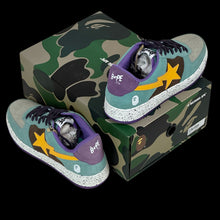 Load image into Gallery viewer, 2022 a bathing ape bapesta acg brown yellow teal
