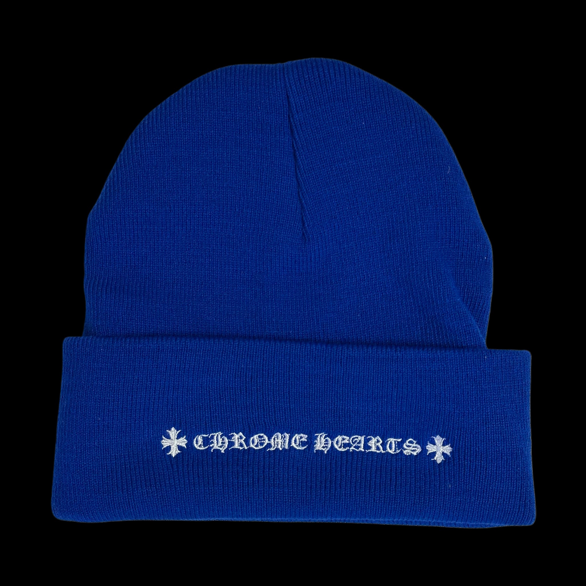 2026 chrome hearts ch royal blue watch cap beanie – change clothes