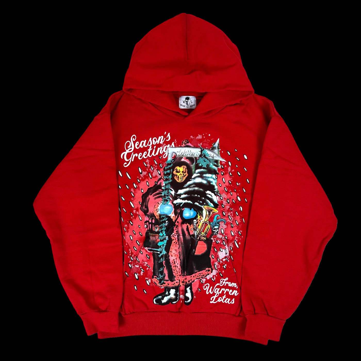 2024 warren lotas seasons greetings hoodie