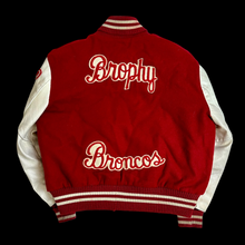 Load image into Gallery viewer, 1989 brophy broncos letterman jacket
