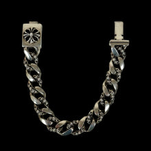 Load image into Gallery viewer, chrome hearts fancy link box ID bracelet sz 8
