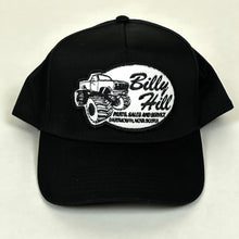 Load image into Gallery viewer, 2022 billy hill patch trucker hat black
