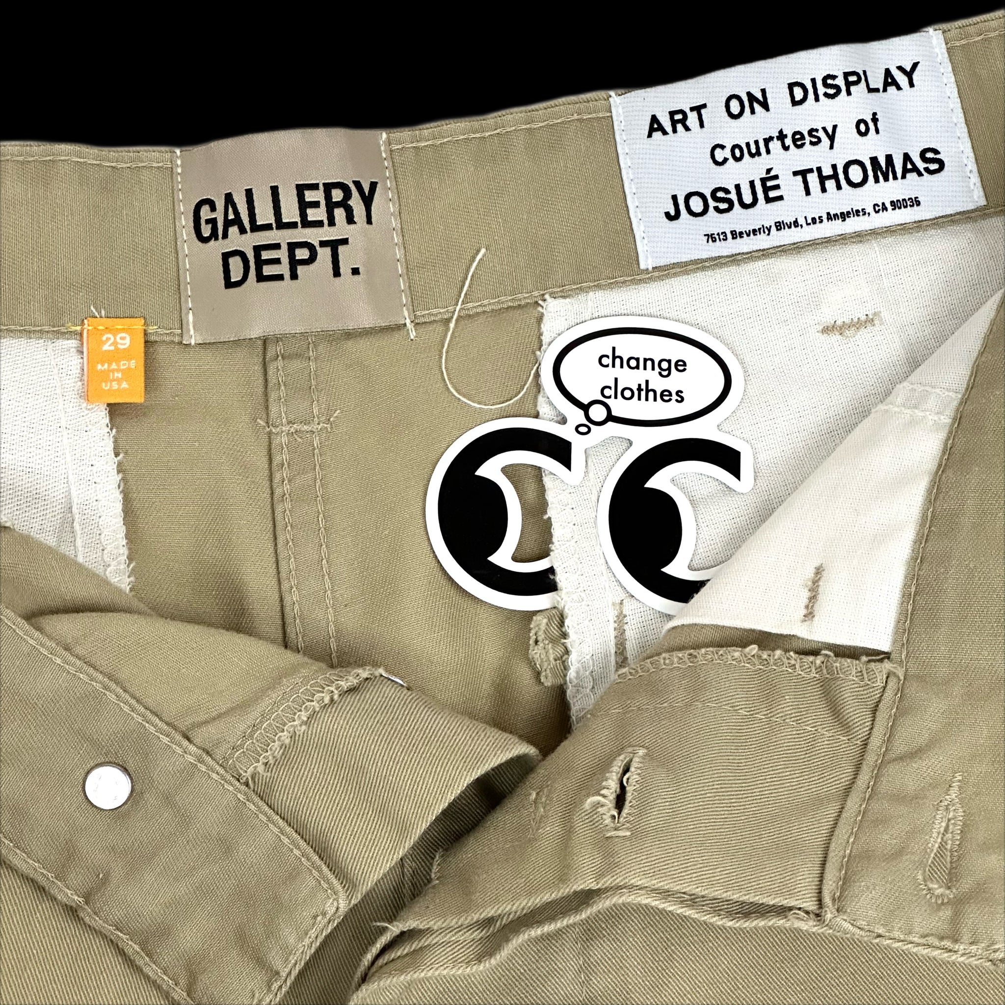 gallery dept ricky shorts khaki – change clothes