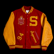 Load image into Gallery viewer, 2019 supreme team honors varsity jacket red

