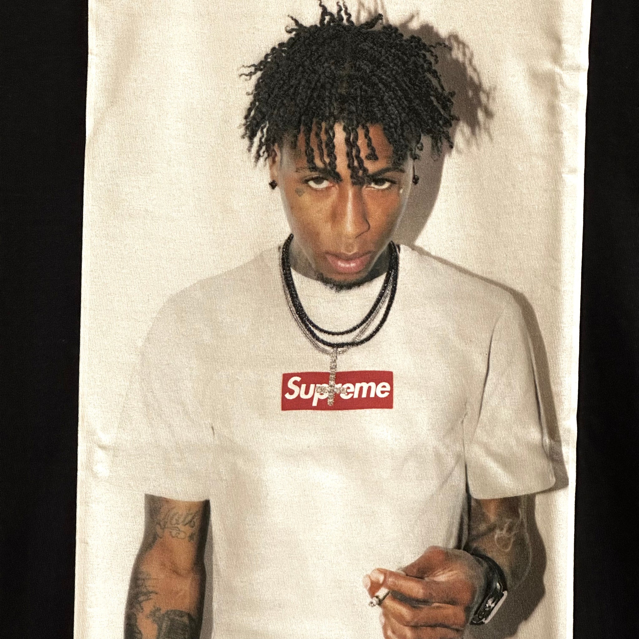 2023 supreme nba youngboy tee navy – change clothes