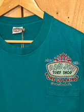 Load image into Gallery viewer, 1996 ron jon surf shop tee teal
