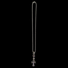 Load image into Gallery viewer, chrome hearts tiny cross + ball pendant
