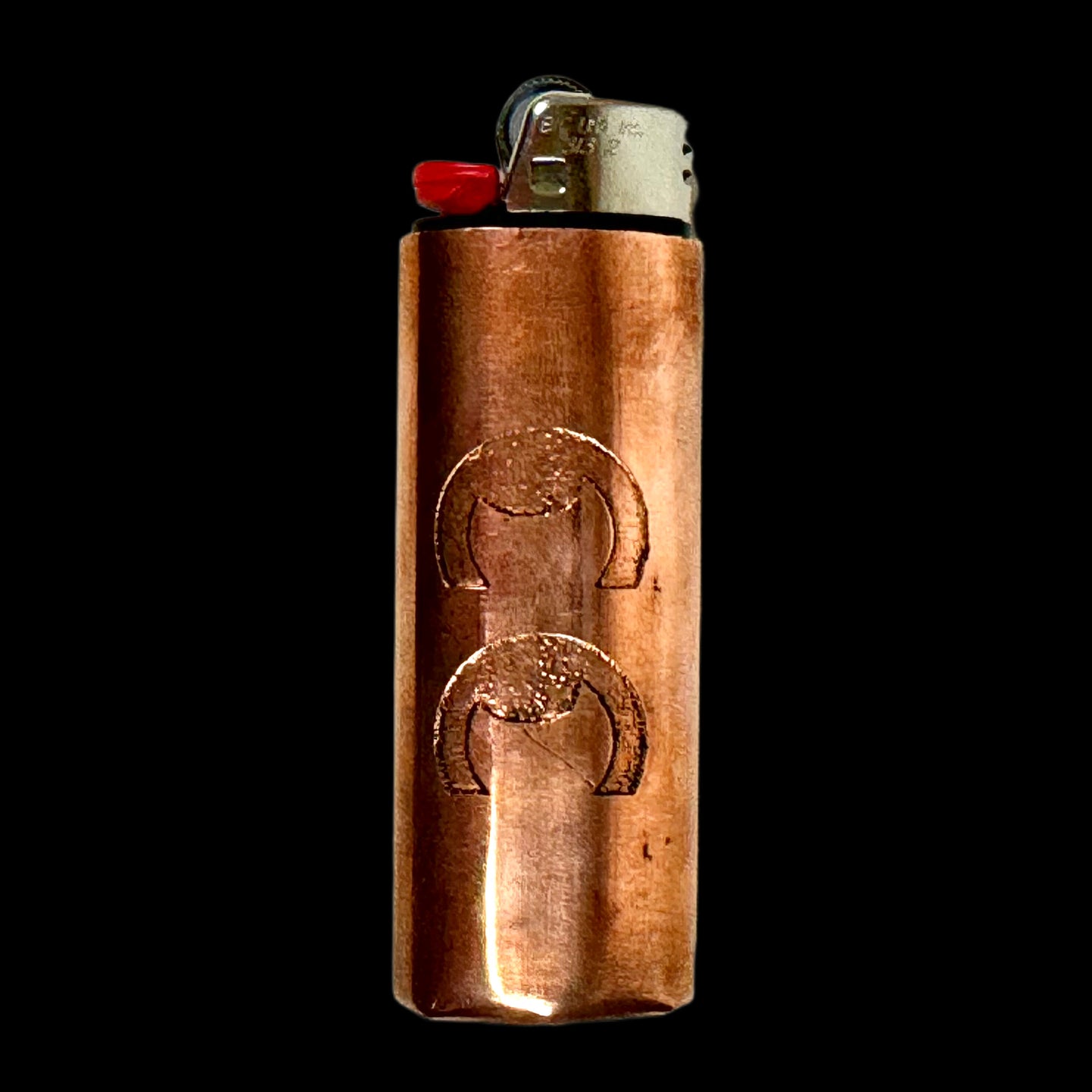 cc // hem copper bic lighter case