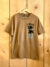 Load image into Gallery viewer, 2026 stussy // always stack logo tee caramel

