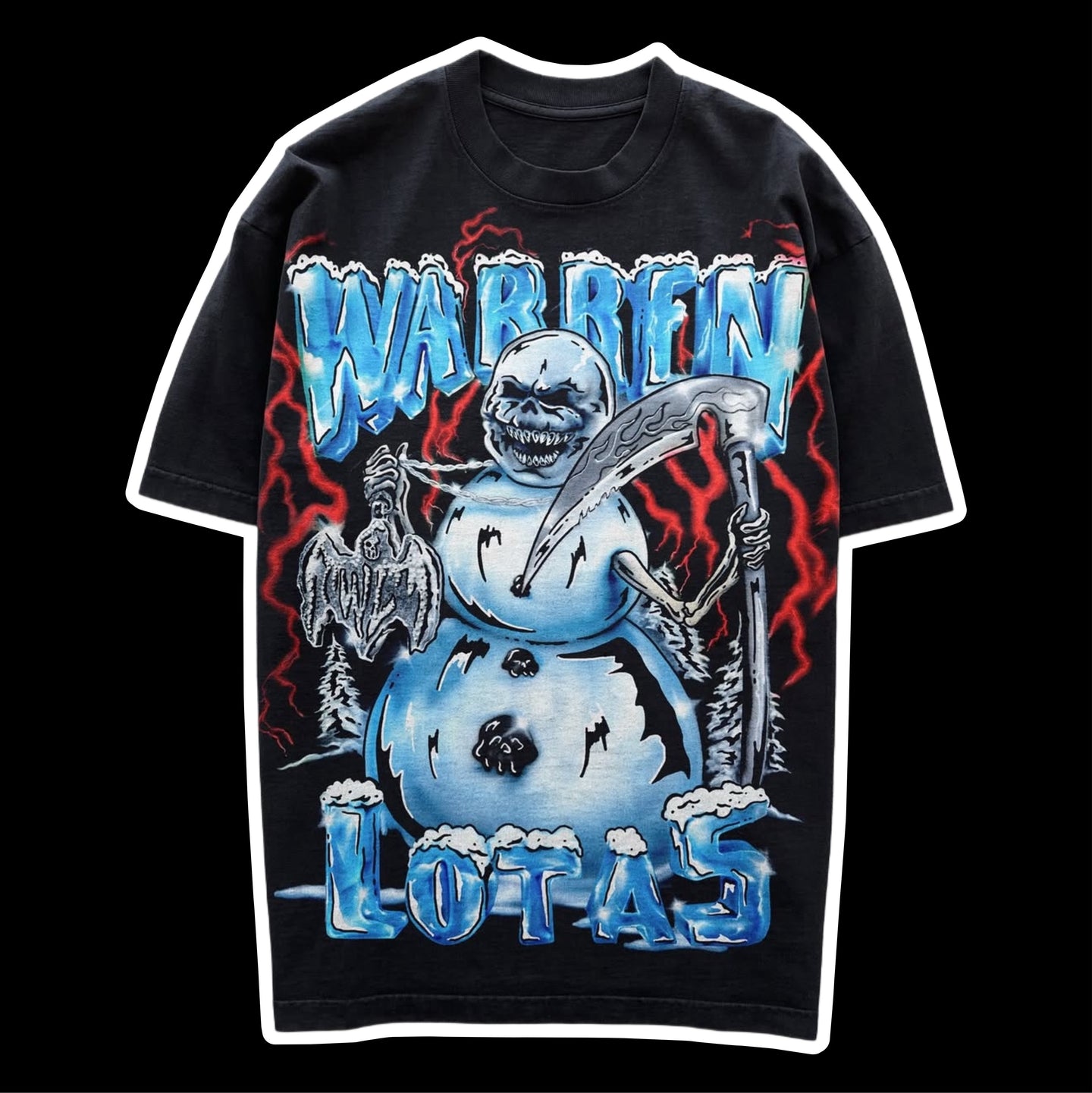 2024 warren lotas snowman tee