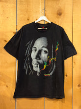 Load image into Gallery viewer, 2007 bob marley kaya man rasta smoke tee
