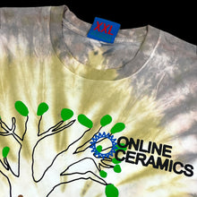 Load image into Gallery viewer, 2021 online ceramics taller than the trees tie dye tee
