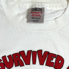 Load image into Gallery viewer, 1990 i survived 122 degrees dry heat tee
