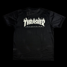 Load image into Gallery viewer, 2015 supreme // thrasher flame logo mesh jersey
