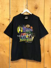 Load image into Gallery viewer, 2003 harley mardi gras in the midwest coralville tee
