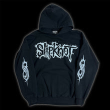 Load image into Gallery viewer, 2022 slipknot tour splatter logo tribal sleeves hoodie
