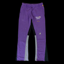 Load image into Gallery viewer, gallery dept painted flare sweatpant purple
