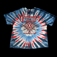 Load image into Gallery viewer, 2001 godsmack with deftones awake tour tie dye tee
