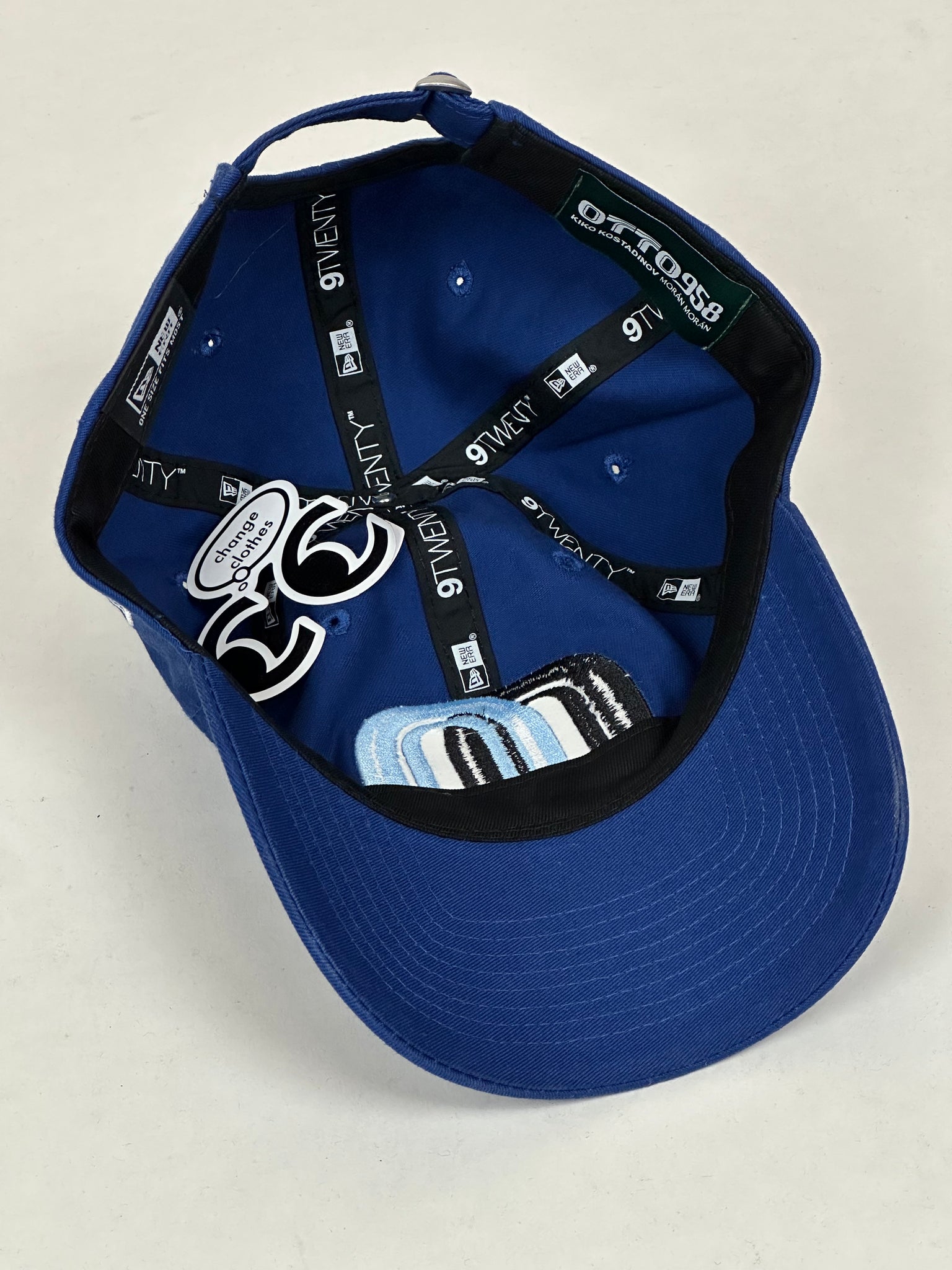 2023 otto 958 spell out crossover 6-panel hat – change clothes