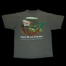 Load image into Gallery viewer, 1995 budweiser this buds for you frog tee
