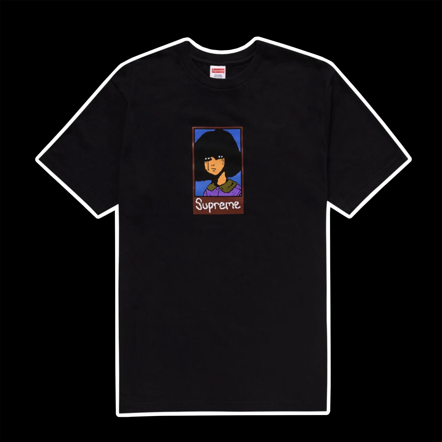 2024 supreme emo tee black