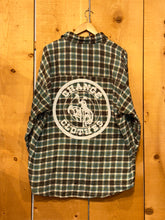 Load image into Gallery viewer, cc 1:1 vintage old town badge logo flannel
