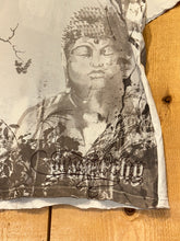 Load image into Gallery viewer, 2000s monarchy hip blast buddha embroidered tee
