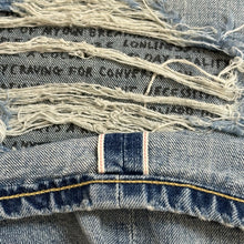 Load image into Gallery viewer, 2010s warren lotas distressed relax fit denim jeans
