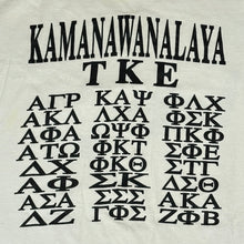 Load image into Gallery viewer, early 90s kamanawanalaya hawaiian frat tee
