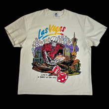 Load image into Gallery viewer, warren lotas las vegas luck is a tourist tee cream
