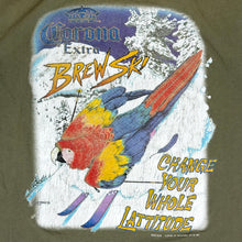 Load image into Gallery viewer, 1996 corona brew ski parrot tee
