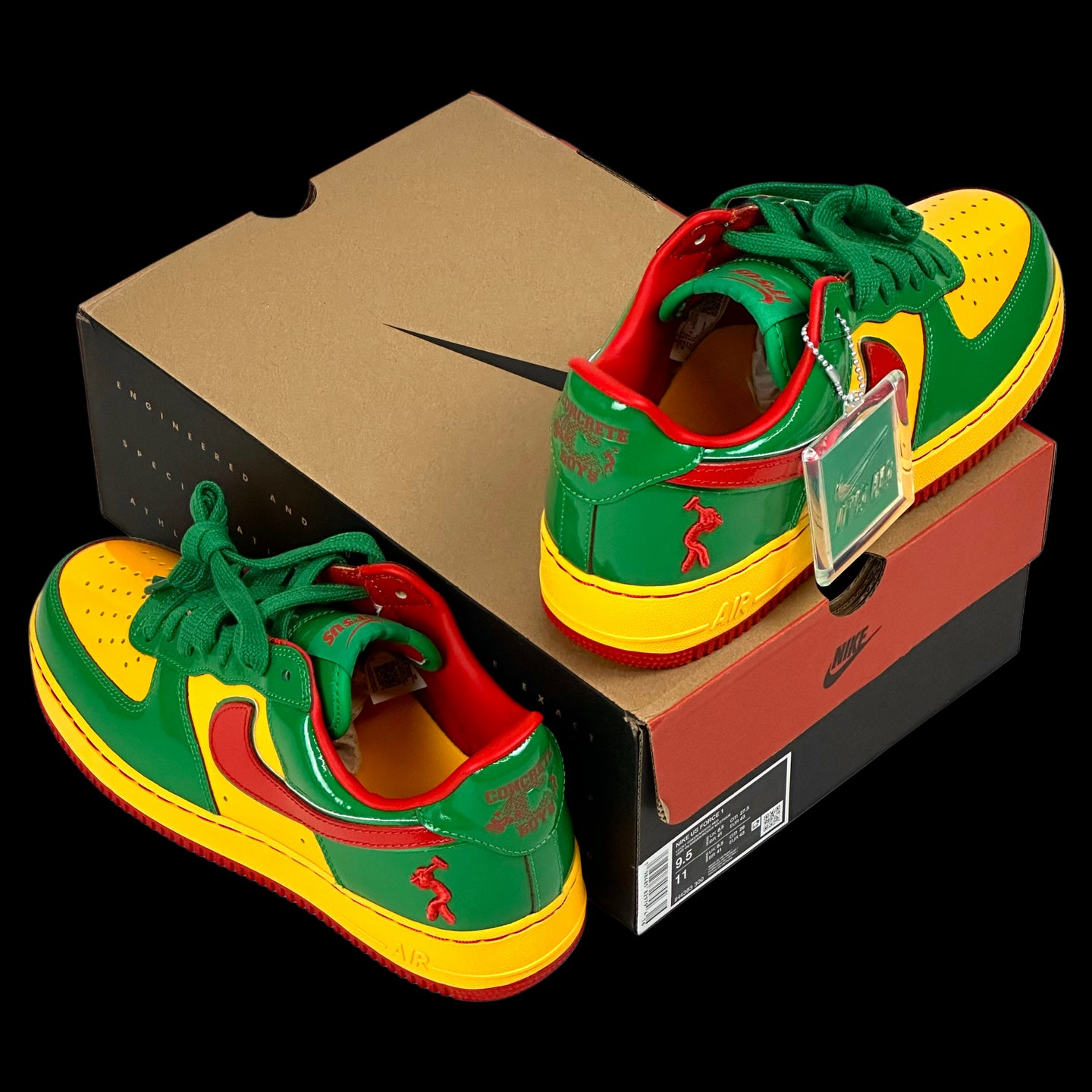 2025 lil yachty // nike air force 1 rasta