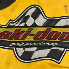 Load image into Gallery viewer, vintage ski doo leather racing jacket
