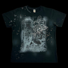 Load image into Gallery viewer, 2000s ed hardy black eagle rhinestones tee
