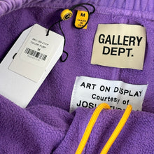 Load image into Gallery viewer, gallery dept painted flare sweatpant purple
