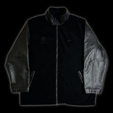Load image into Gallery viewer, vintage nike fiesta bowl nylon leather satin track jacket
