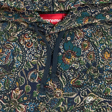 Load image into Gallery viewer, 2011 supreme paisley hoodie navy
