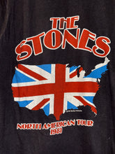 Load image into Gallery viewer, 1981 rolling stones north american tour USA tee
