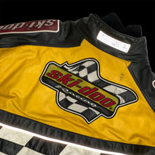 Load image into Gallery viewer, vintage ski doo leather racing jacket
