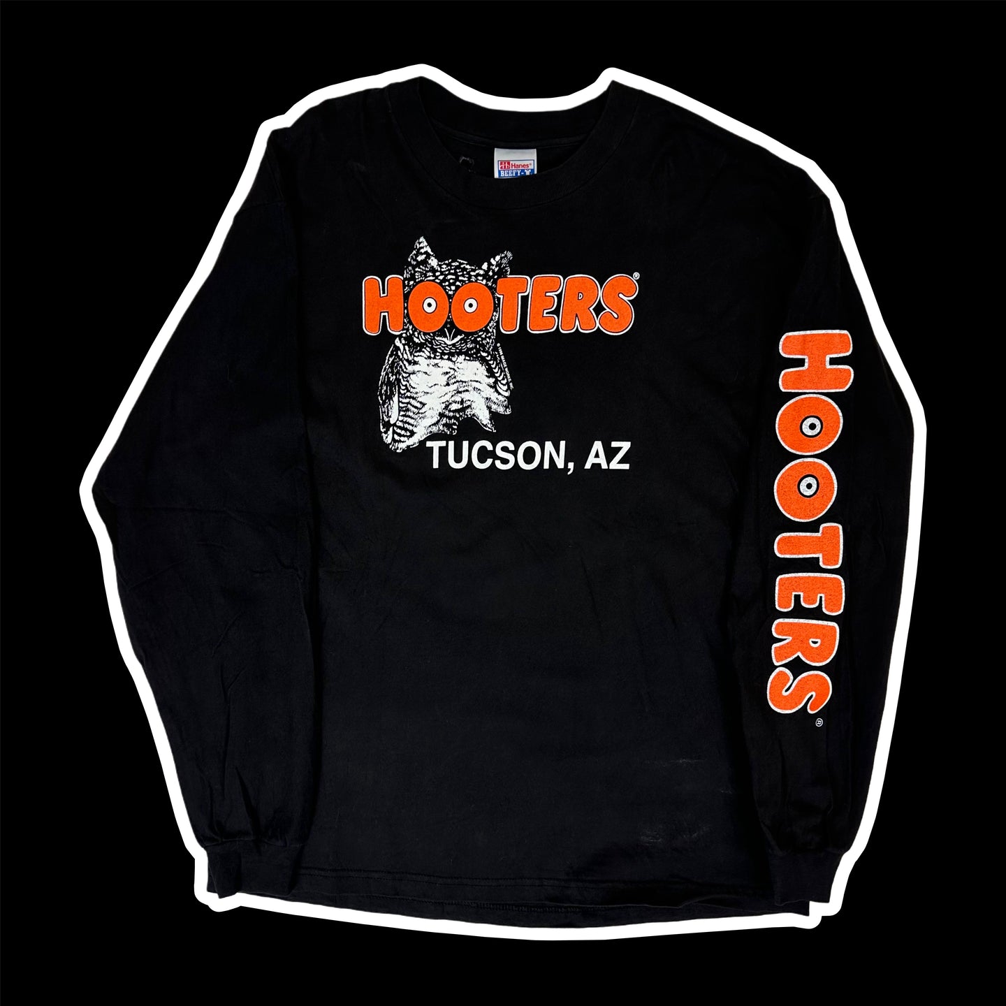 90s hooters tucson long sleeve tee