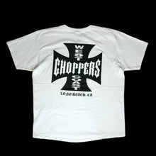 Load image into Gallery viewer, 2000s west coast choppers logo tee white
