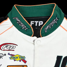 Load image into Gallery viewer, 2023 ftp pit crew racing jacket green white
