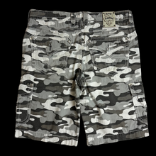 Load image into Gallery viewer, rock revival snow camo cargo shorts

